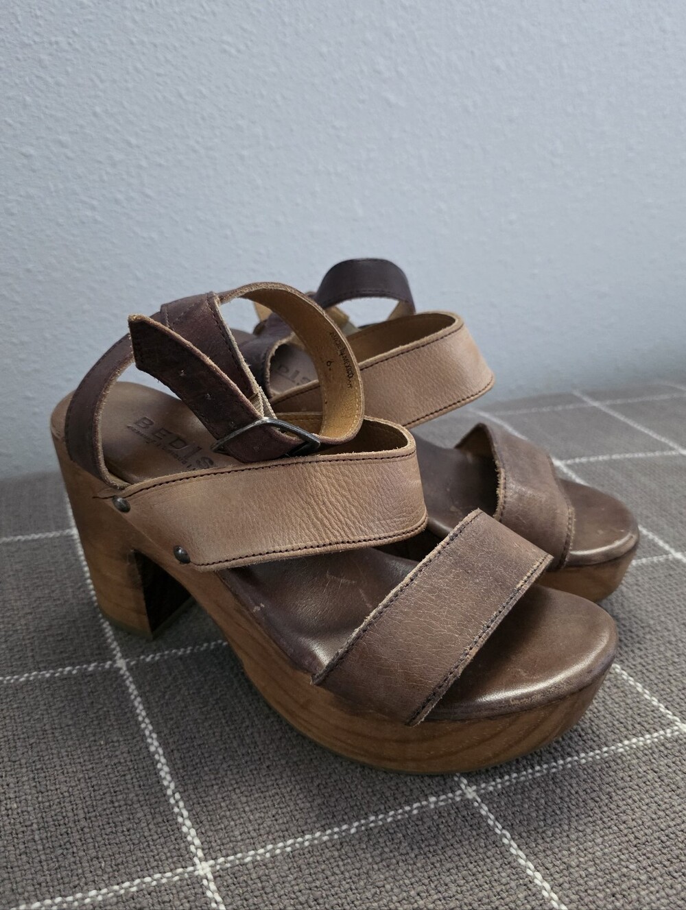 Bed Stu Sophie Leather Platform Sandals